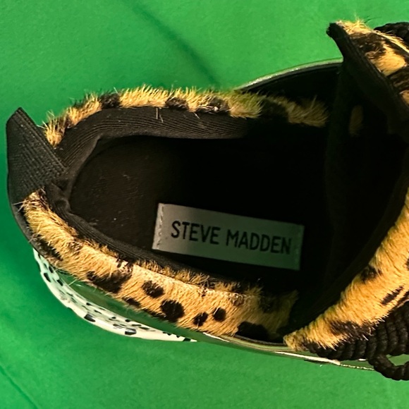 Leopard Print Women's Steve Madden Sneakers - Picture 2 of 4